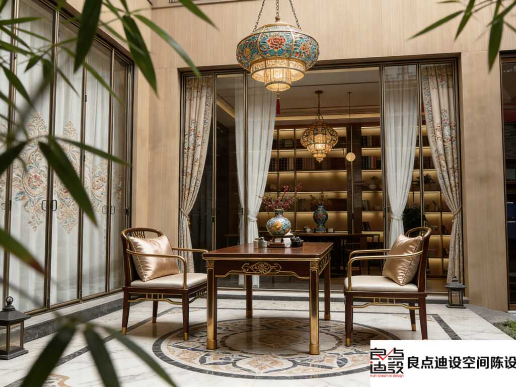 绝了!这家中式茶馆装修软装设计，直接把我美到想原地退休!